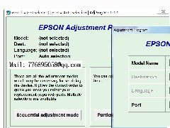 EPSON L383 L380L485 L4158 L4168 L3168 L405L805打印机清零软件