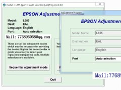 EPSON WF3720 WF4720 WF5620 WF7720 M1030 XP55 打印机清零软件